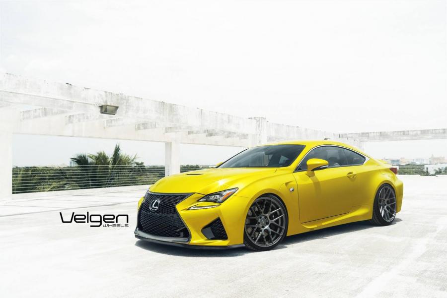  Lexus RC F on Velgen Wheels 2015 года  (фото 4 из 16)